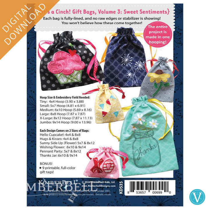It's A Cinch Gift Bags, Vol 3, Sweet Sentiments