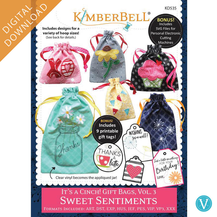 KDVT1088 Sweet Sentiments Gift Bags