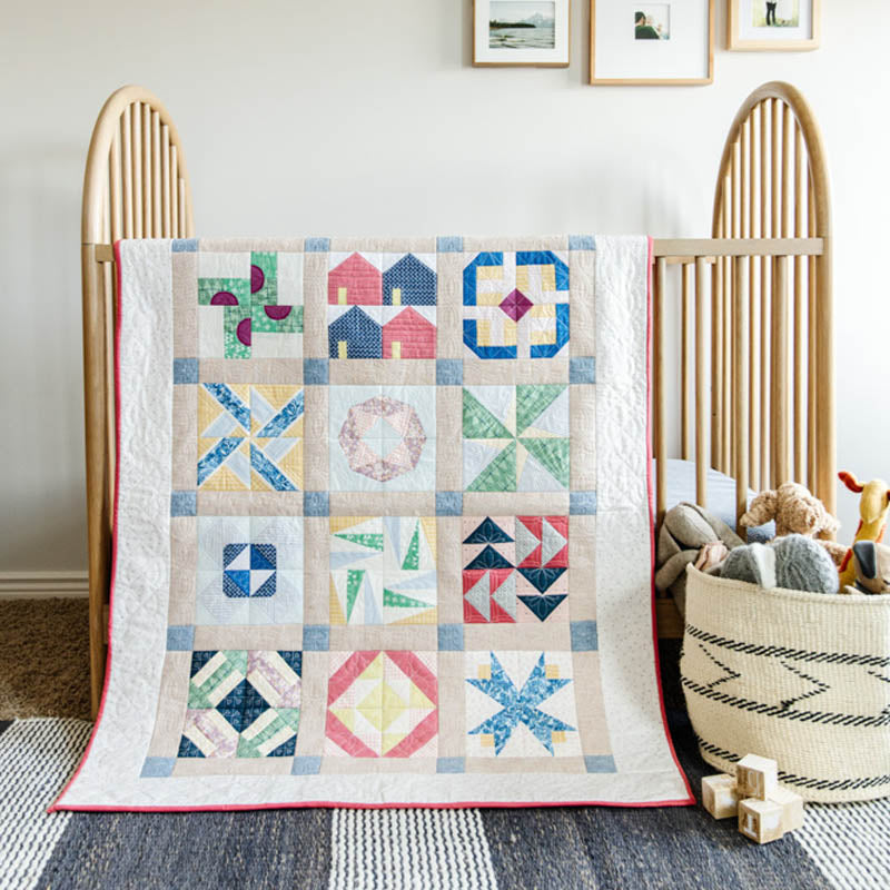 2023 Sampler Quilt Perfectly Pieced Digital Pattern (Free Download)