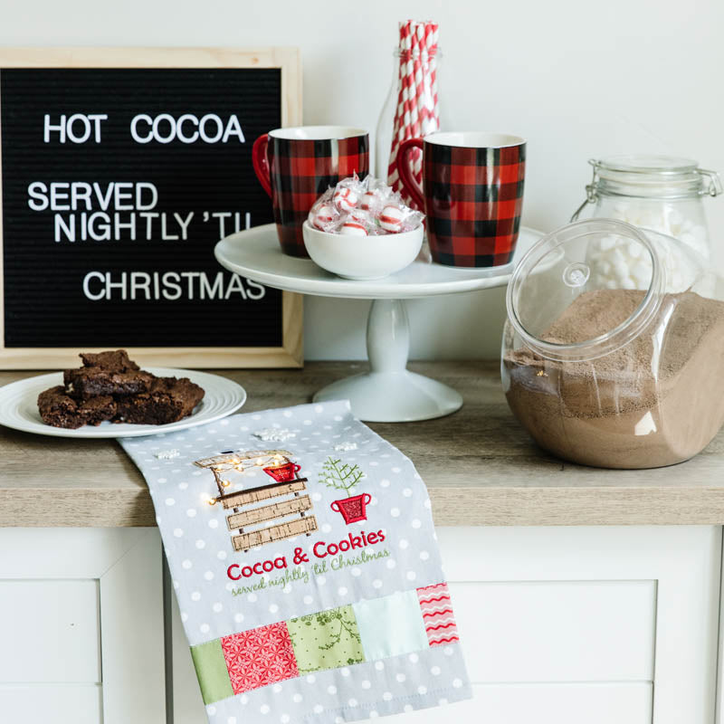 Cocoa & Cookies Tea Towel
