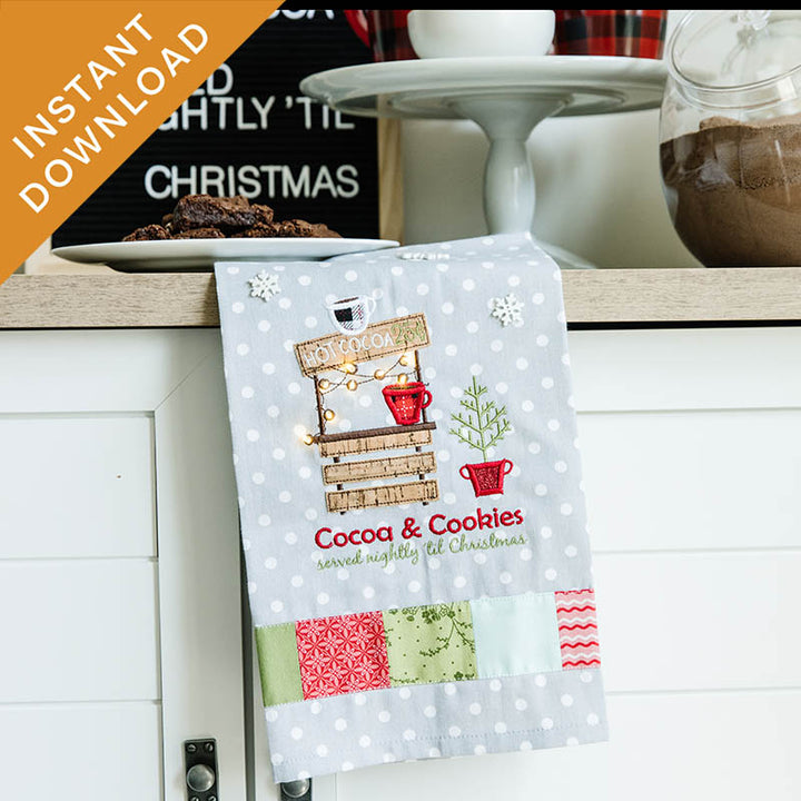 Cocoa & Cookies Tea Towel