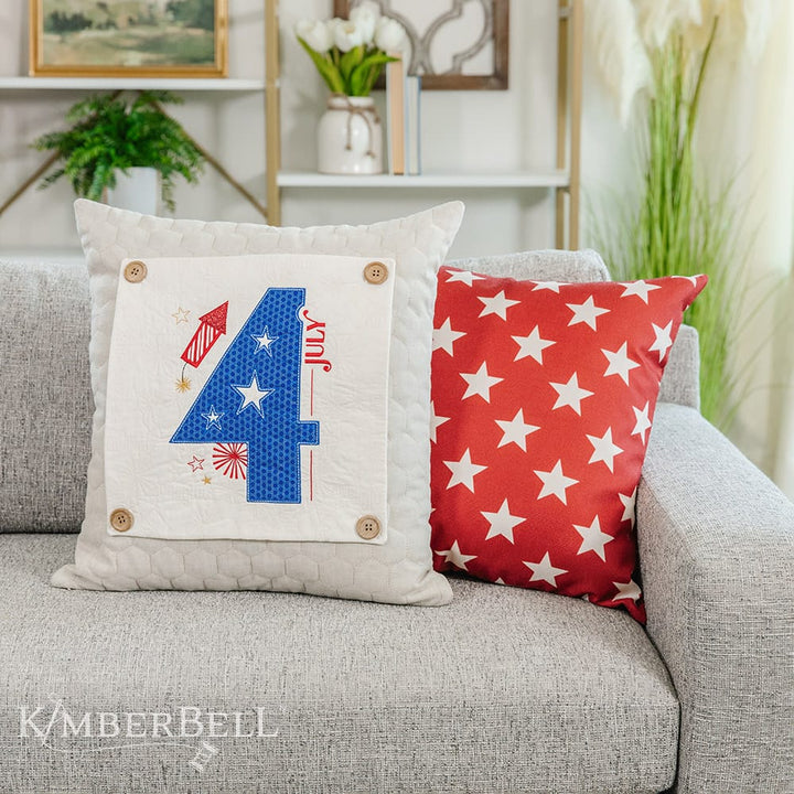 KDDL1089 July 4th Pillow Panel