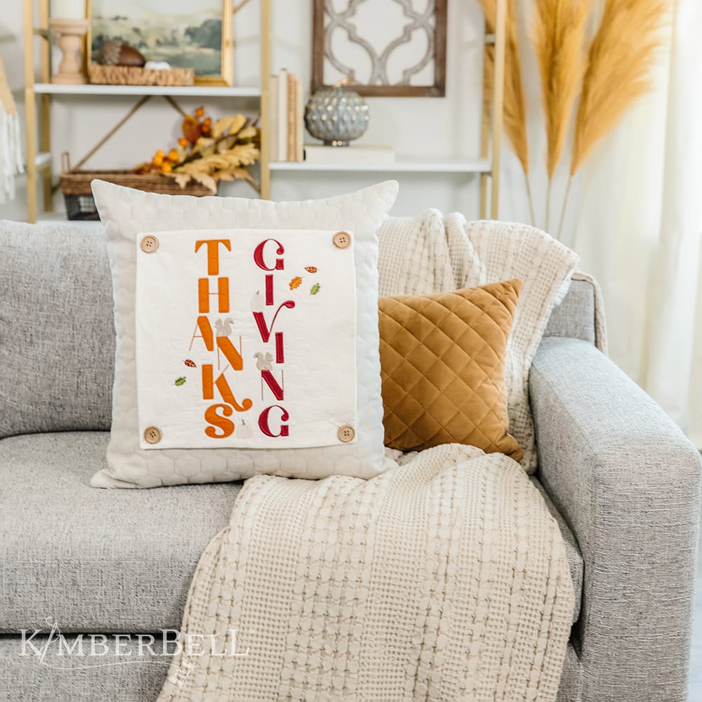 KDDL1091 Thanksgiving Pillow Panel