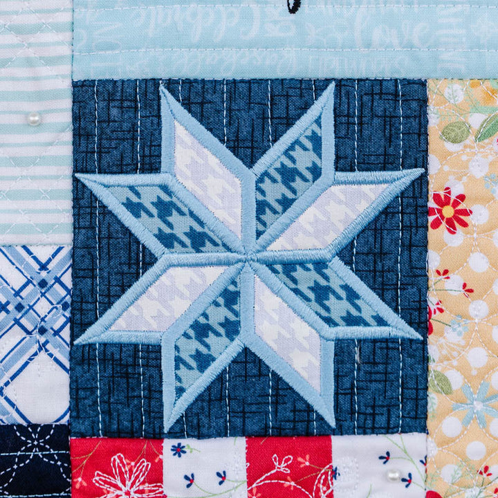 Red, White & Bloom Feature Quilt (Digital Download)