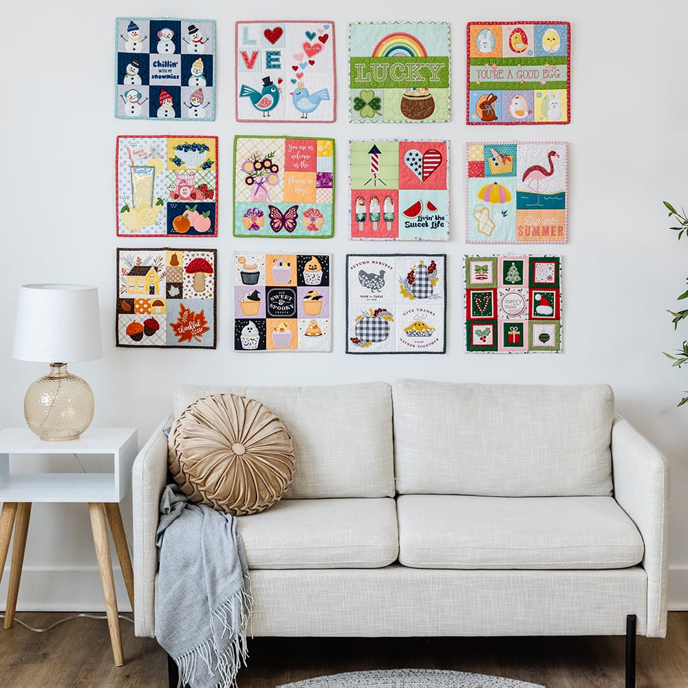 Mini Quilts, Vol. 2: July-December