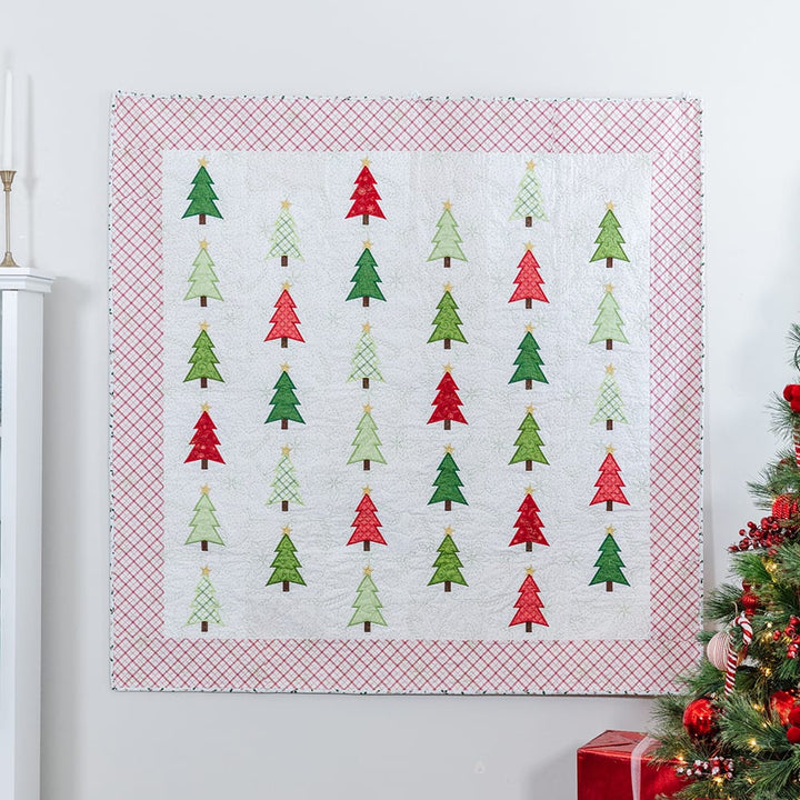 christmas 12 background quilting design 2