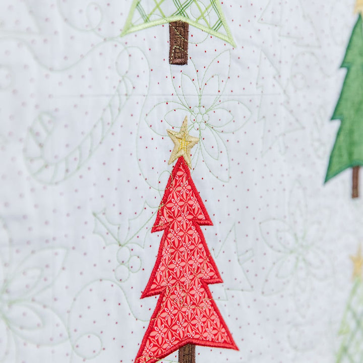 christmas 1 background quilting design 2