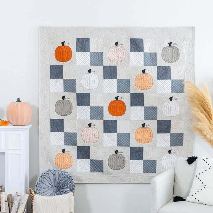 Autumn 6 background quilting design