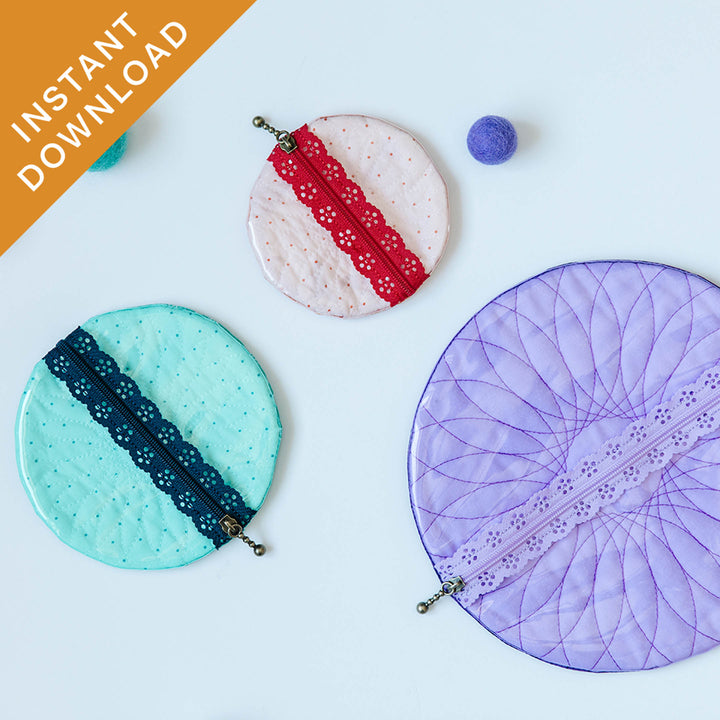 Sweet Peek Zipper Pouch (Digital Download)