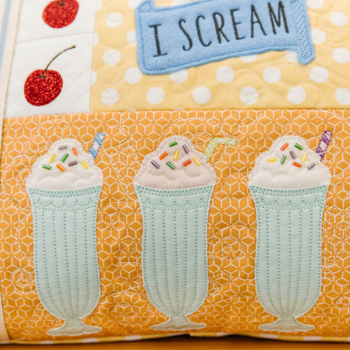 Two Scoops Bench Pillow (Digital Download)