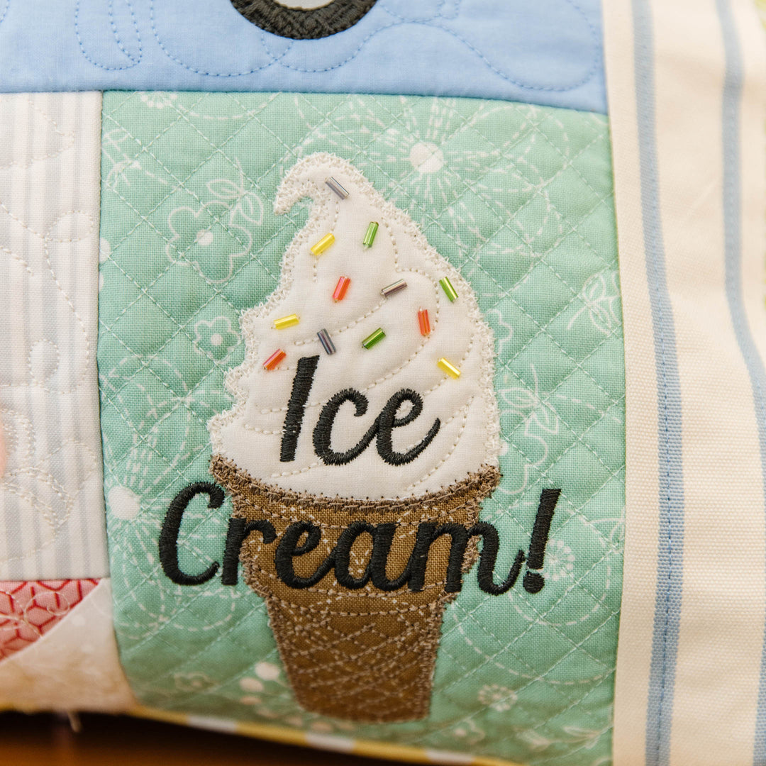 Two Scoops Bench Pillow (Digital Download)