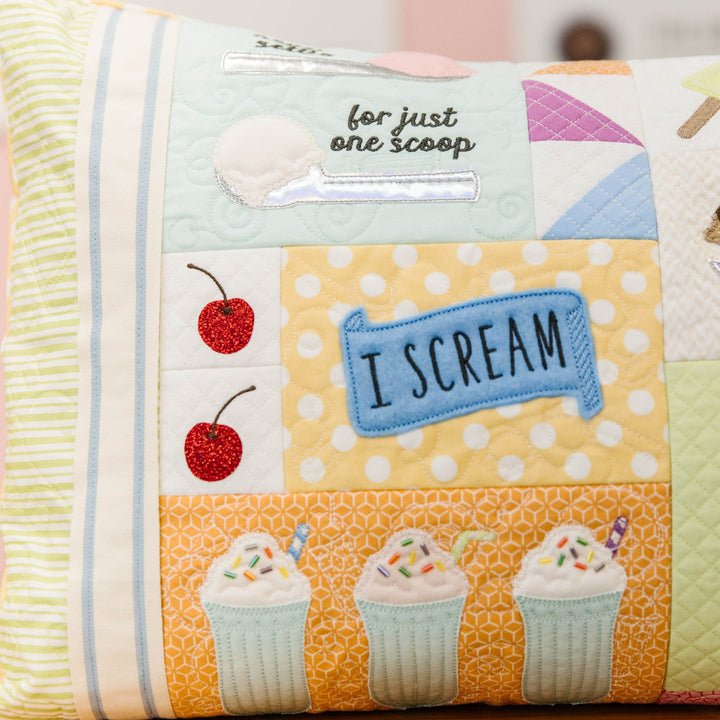Two Scoops Bench Pillow (Digital Download)