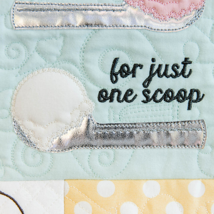 Two Scoops Bench Pillow (Digital Download)