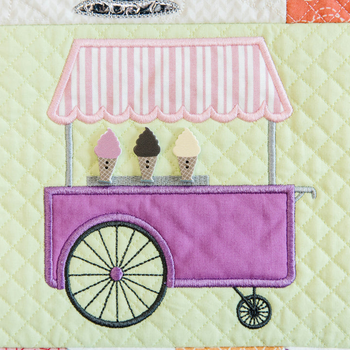Two Scoops Bench Pillow (Digital Download)