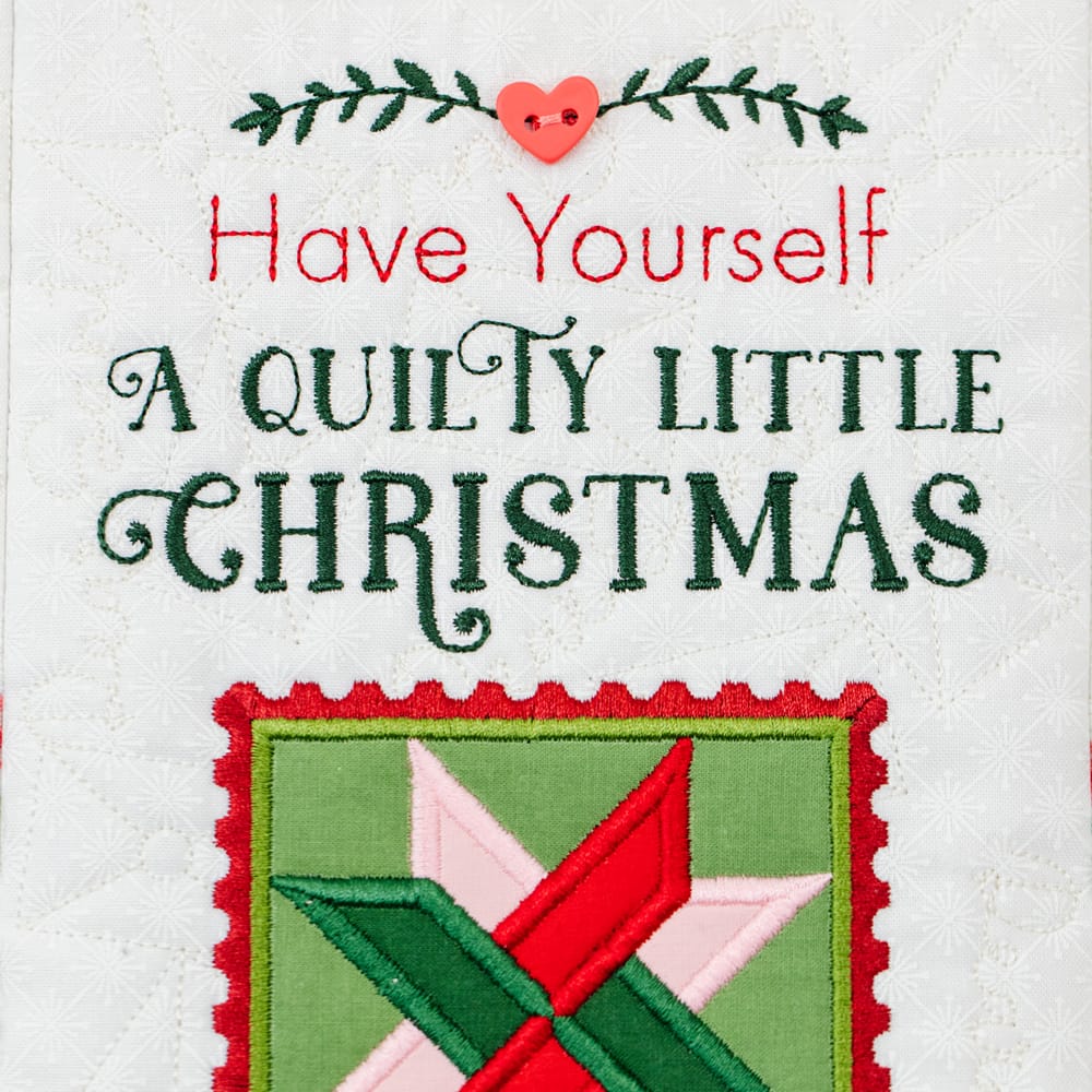 A Quilty Little Christmas Gallery Wall
