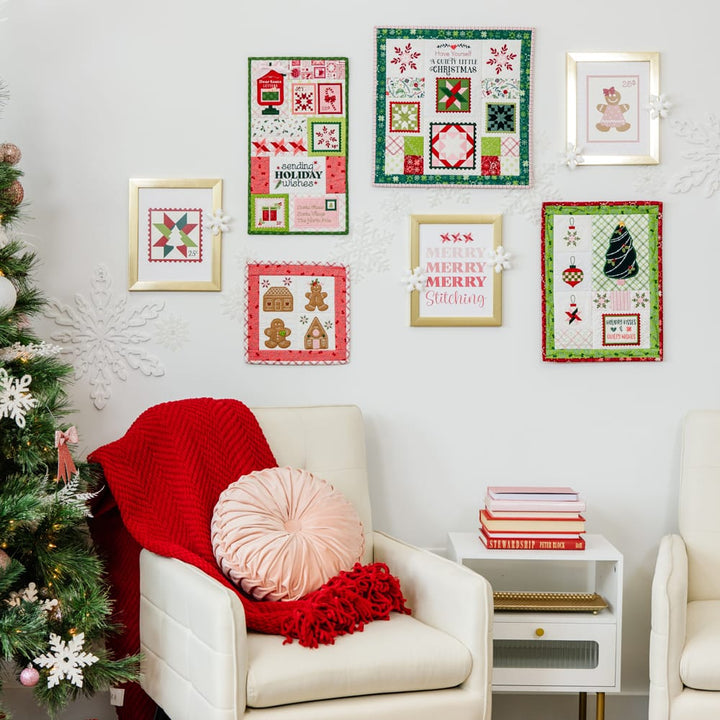 A Quilty Little Christmas Gallery Wall