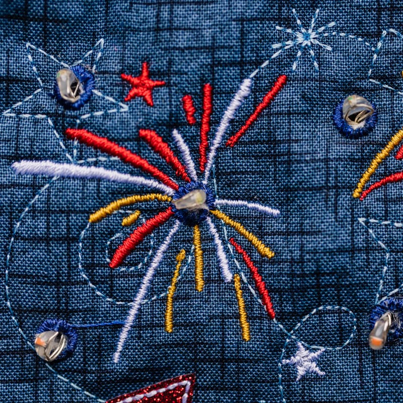 Main Street Celebration Bench Pillow (Digital Download)