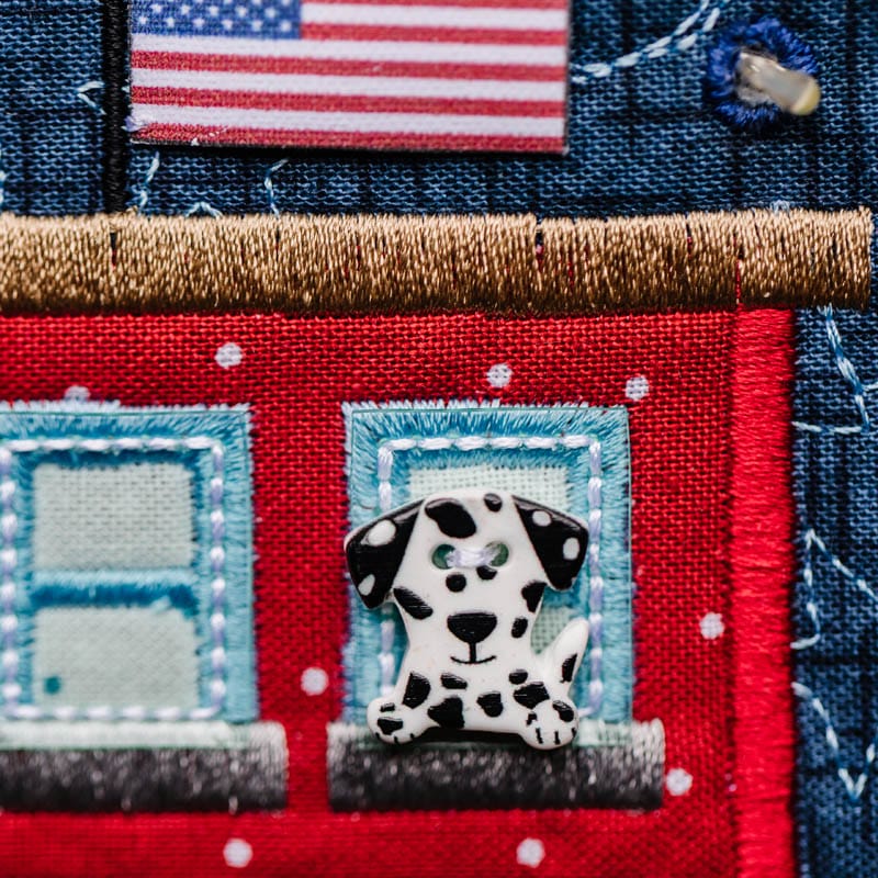 Main Street Celebration Bench Pillow (Digital Download)