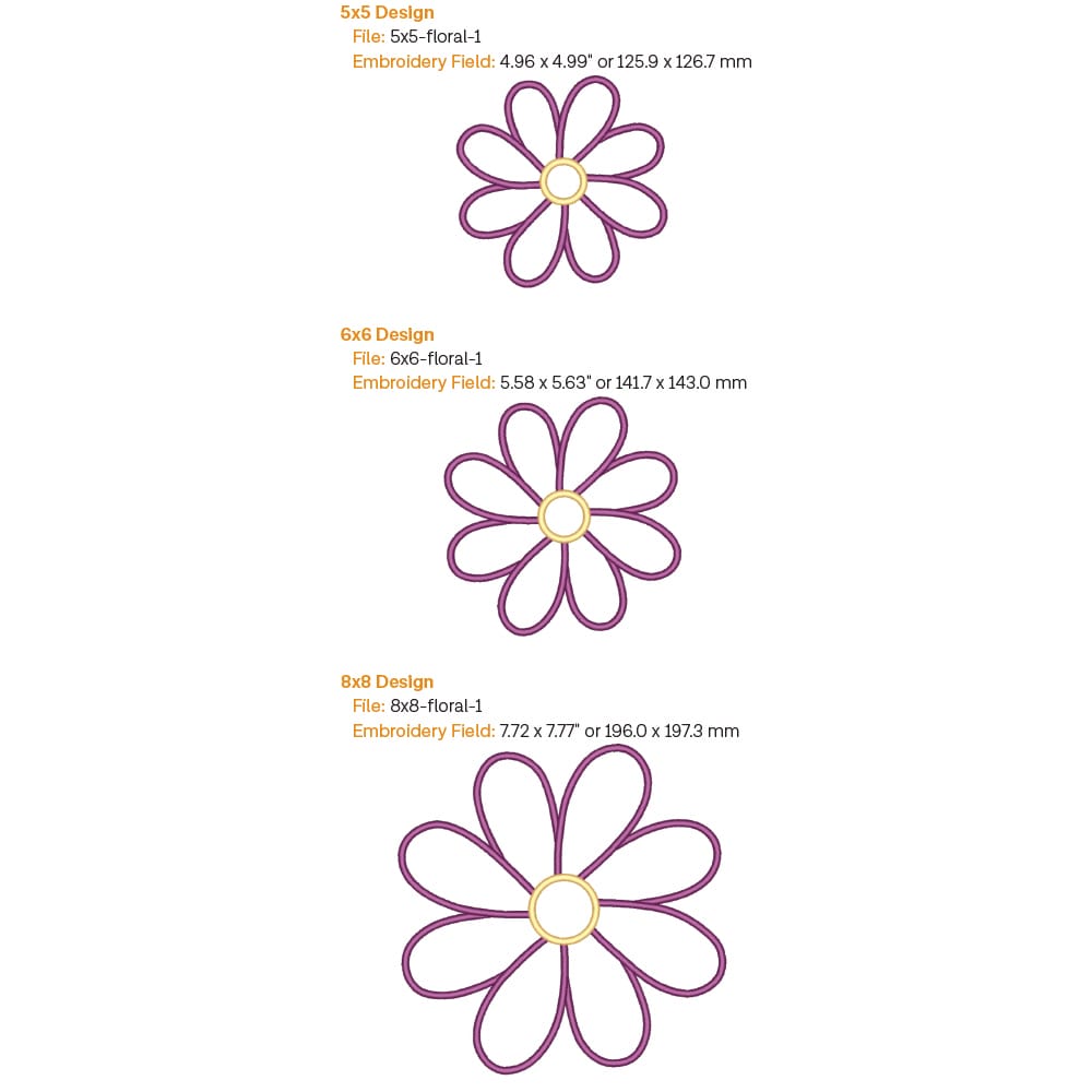 Floral Applique 1 (Digital Download)