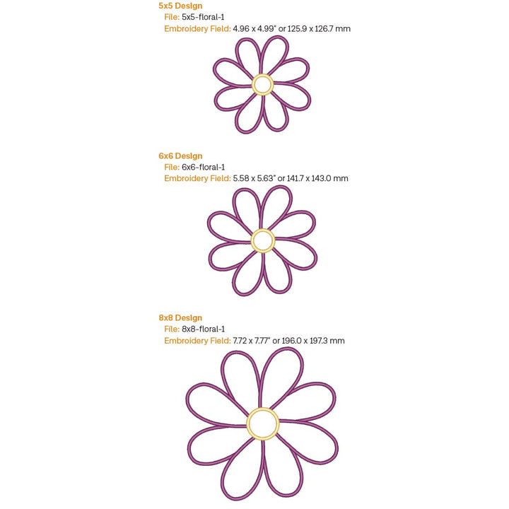 Floral Applique 1 (Digital Download)