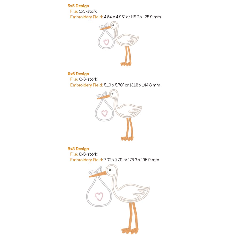 Stork Applique 1 (Digital Download)