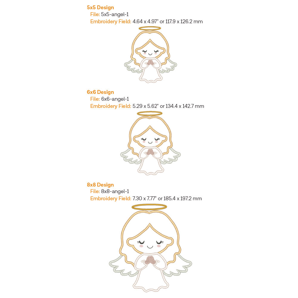 Angel Applique 1 (Digital Download)