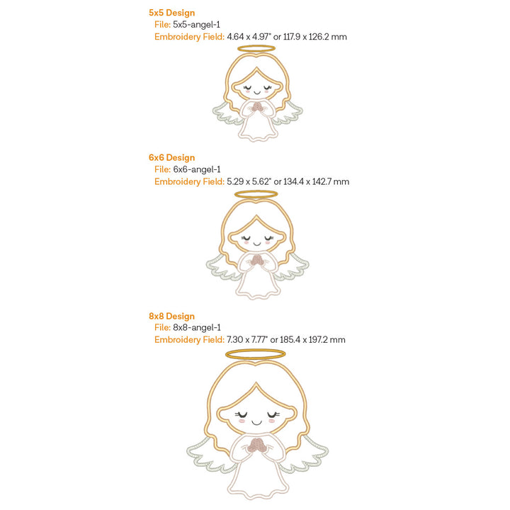 Angel Applique 1 (Digital Download)