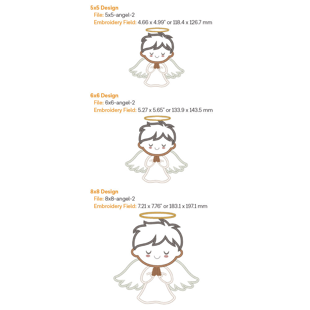 Angel Applique 2 (Digital Download)