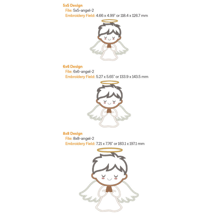 Angel Applique 2 (Digital Download)