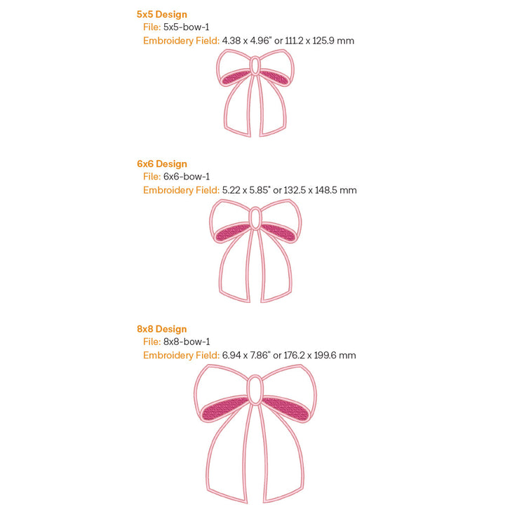Bow Applique 1 (Digital Download)