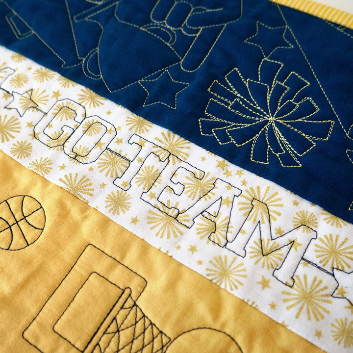 Sport Border 1 background quilting design on quilt 2