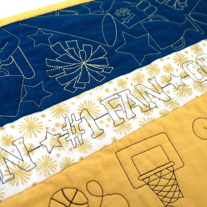 Sport Border 1 background quilting design on quilt