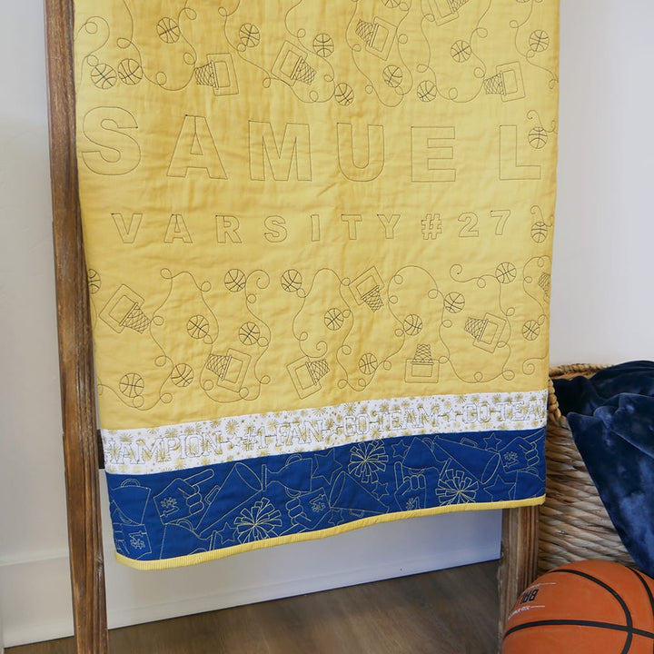 Mini Quilts Vol. 2: July-December Quilting Bundle on quilt 3