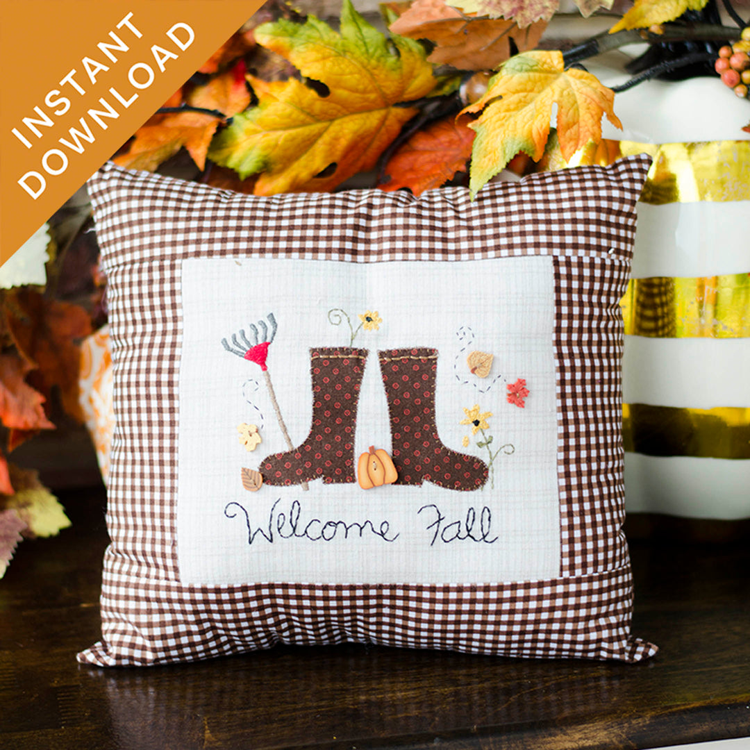 Welcome Fall Pillow (Digital Download)