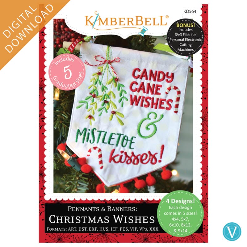 KDVT1101 Christmas Wishes Pennants & Banners