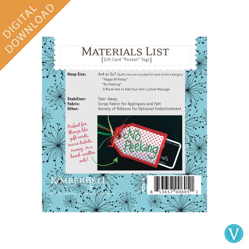 Gift Card Pocket Tags