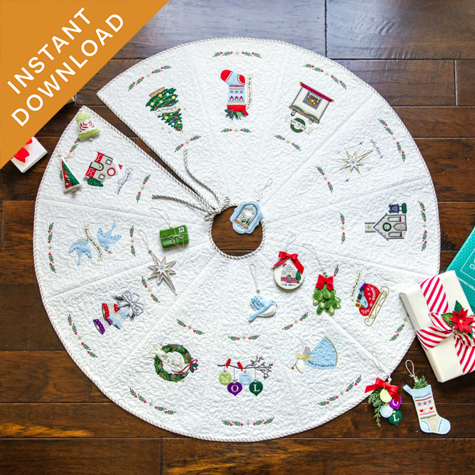 Sing Noel Tree Skirt Bundle (Digital Download)