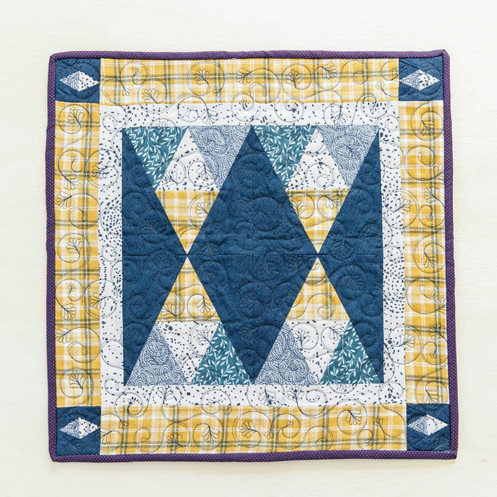 October 2023 Stacked Triangles Block (Digital Download)