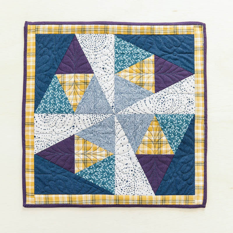 October 2023 Stacked Triangles Block (Digital Download)