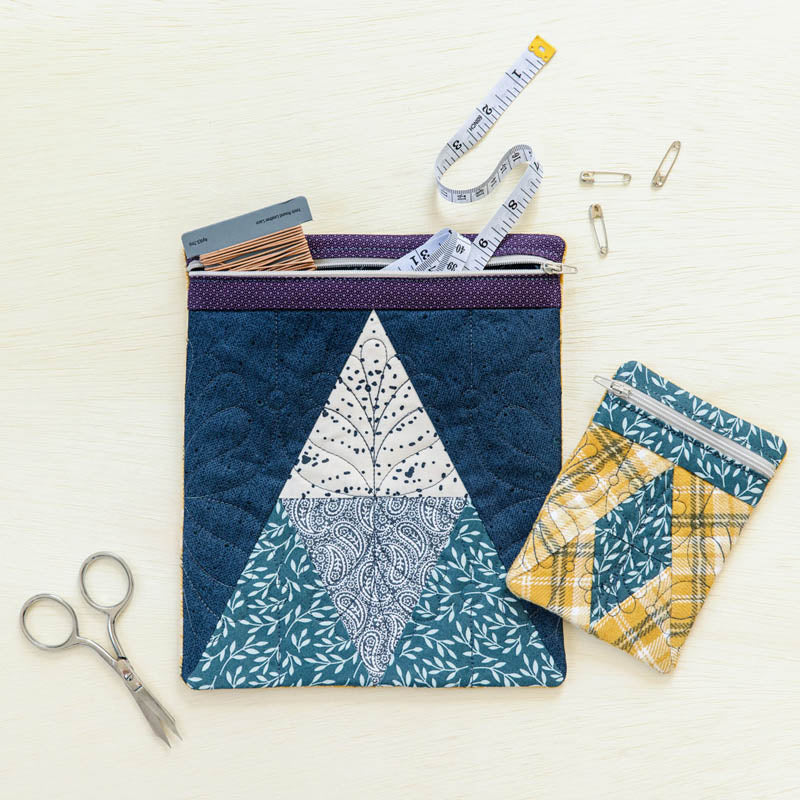 October 2023 Stacked Triangles Block (Digital Download)