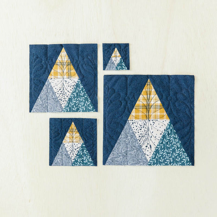 October 2023 Stacked Triangles Block (Digital Download)