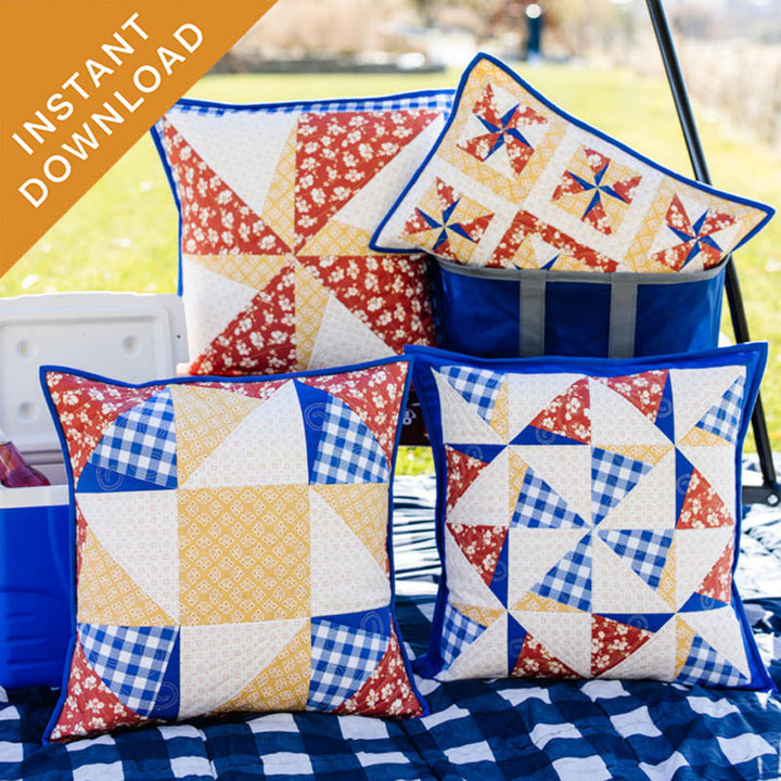 May 2023 Pinwheel Block (Digital Download)