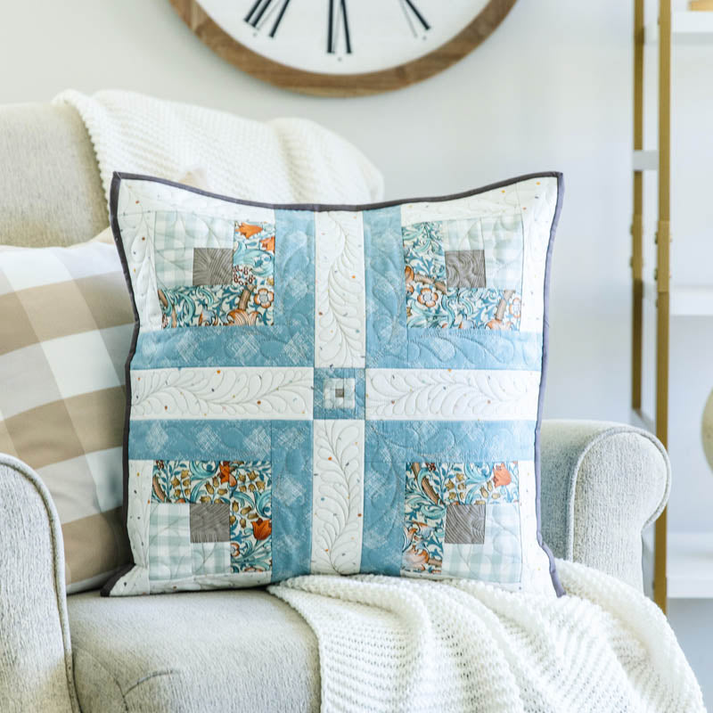 January 2024 Log Cabin Block (Digital Download)