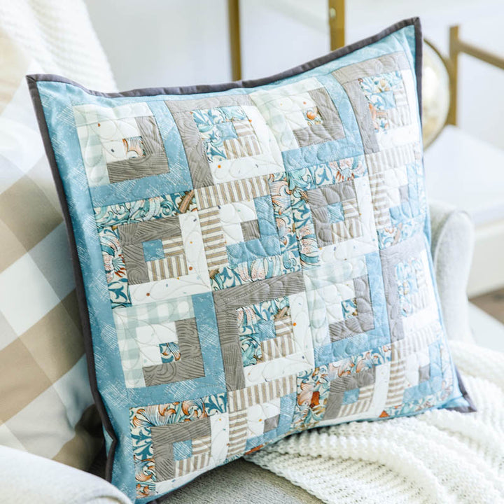 January 2024 Log Cabin Block (Digital Download)