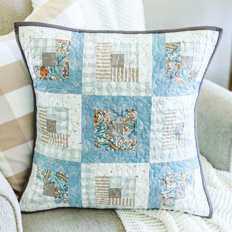 January 2024 Log Cabin Block (Digital Download)