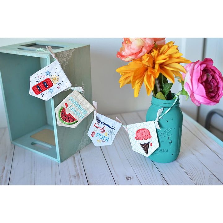 Pennants & Banners: Summer Livin' on desk