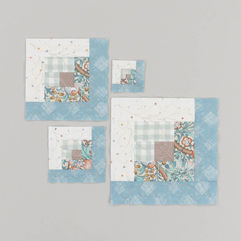 January 2024 Log Cabin Block (Digital Download)