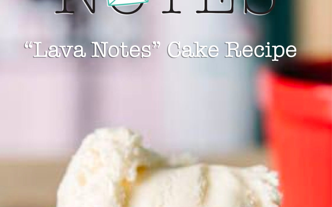 Kimberbell “Lava” Notes Cake