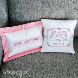 Sweet and Snarky Machine Embroidery Designs