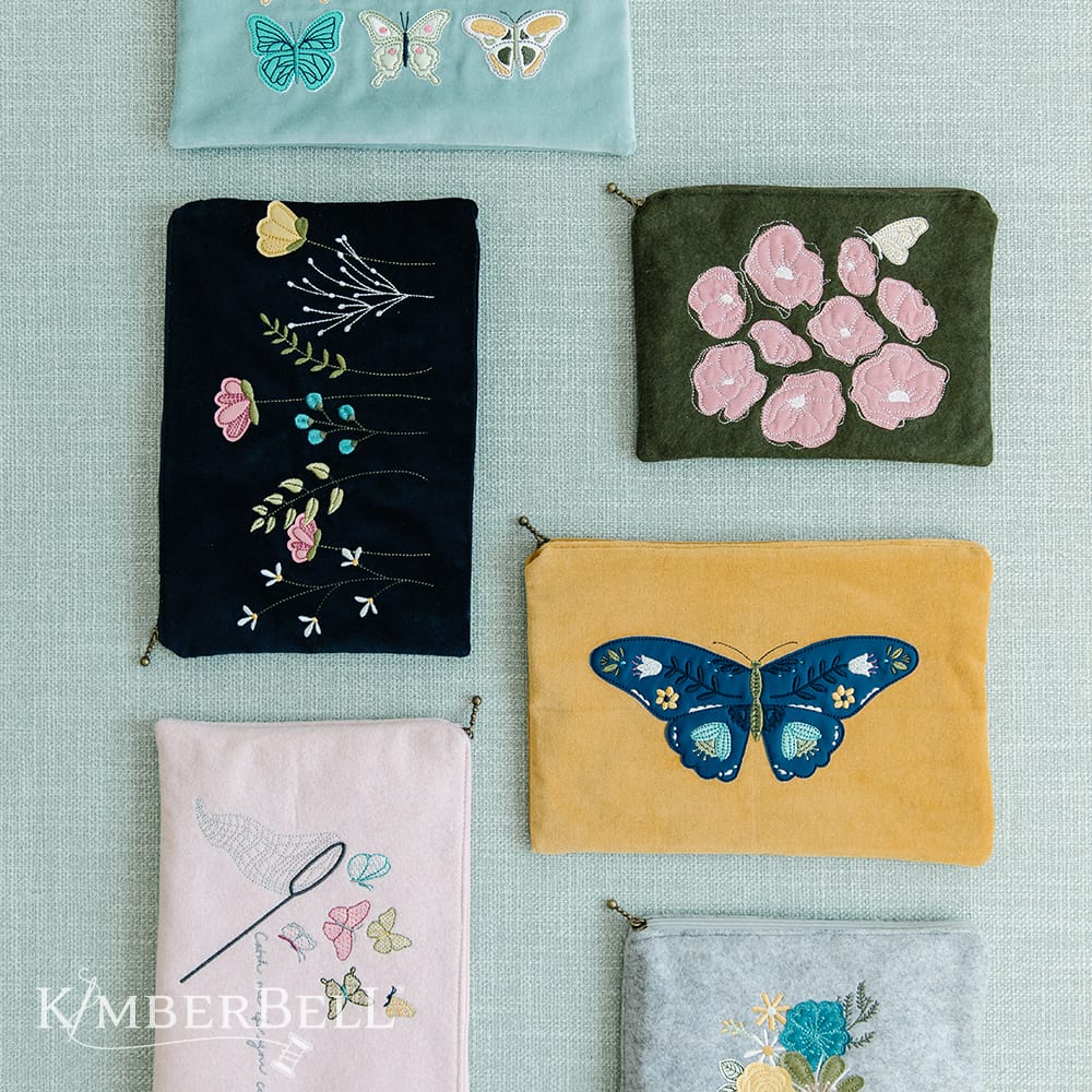 Blossoms and Butterflies Machine Embroidery Design
